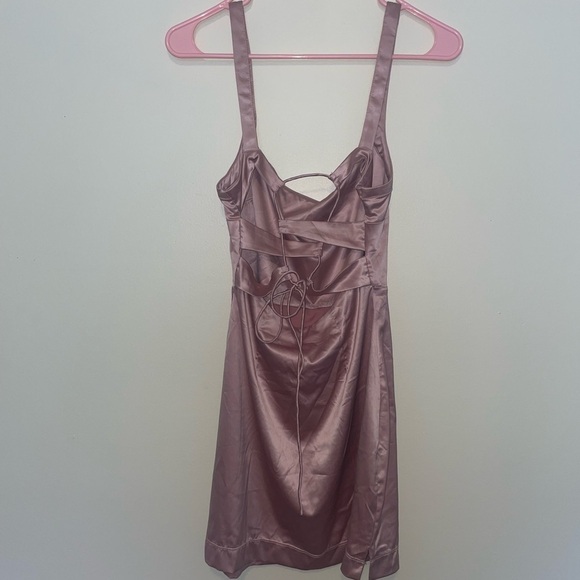 Free People Tongue Tied Mini Dress in Blush Pink Size Small - Picture 4 of 8